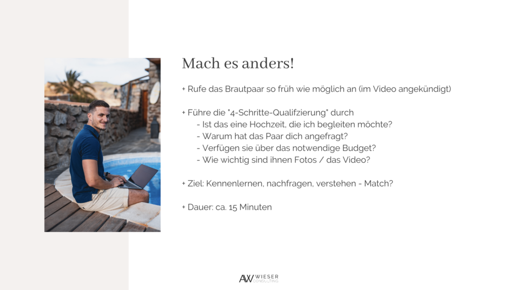 Wedding Sales Webinar