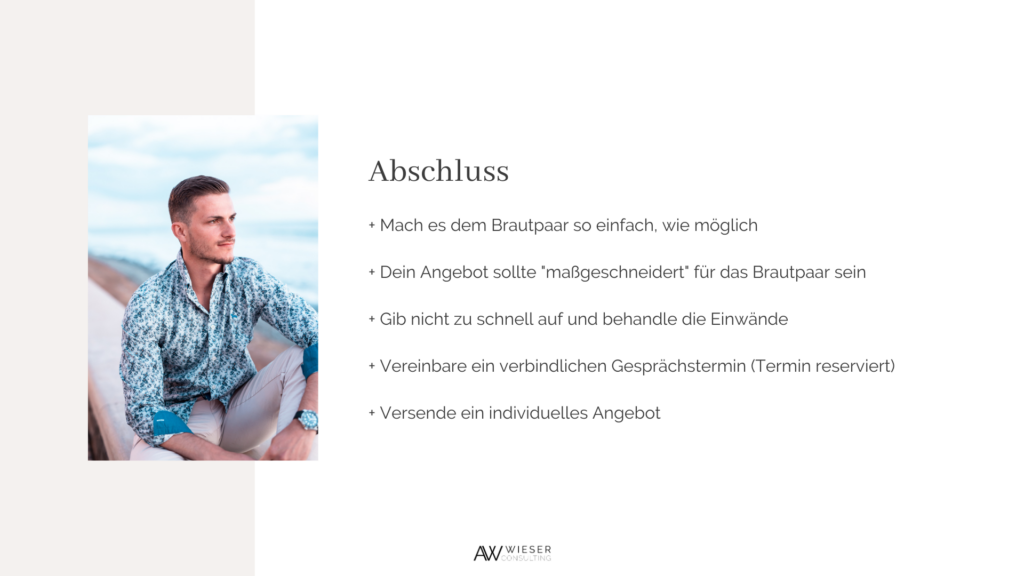 Wedding Sales Webinar