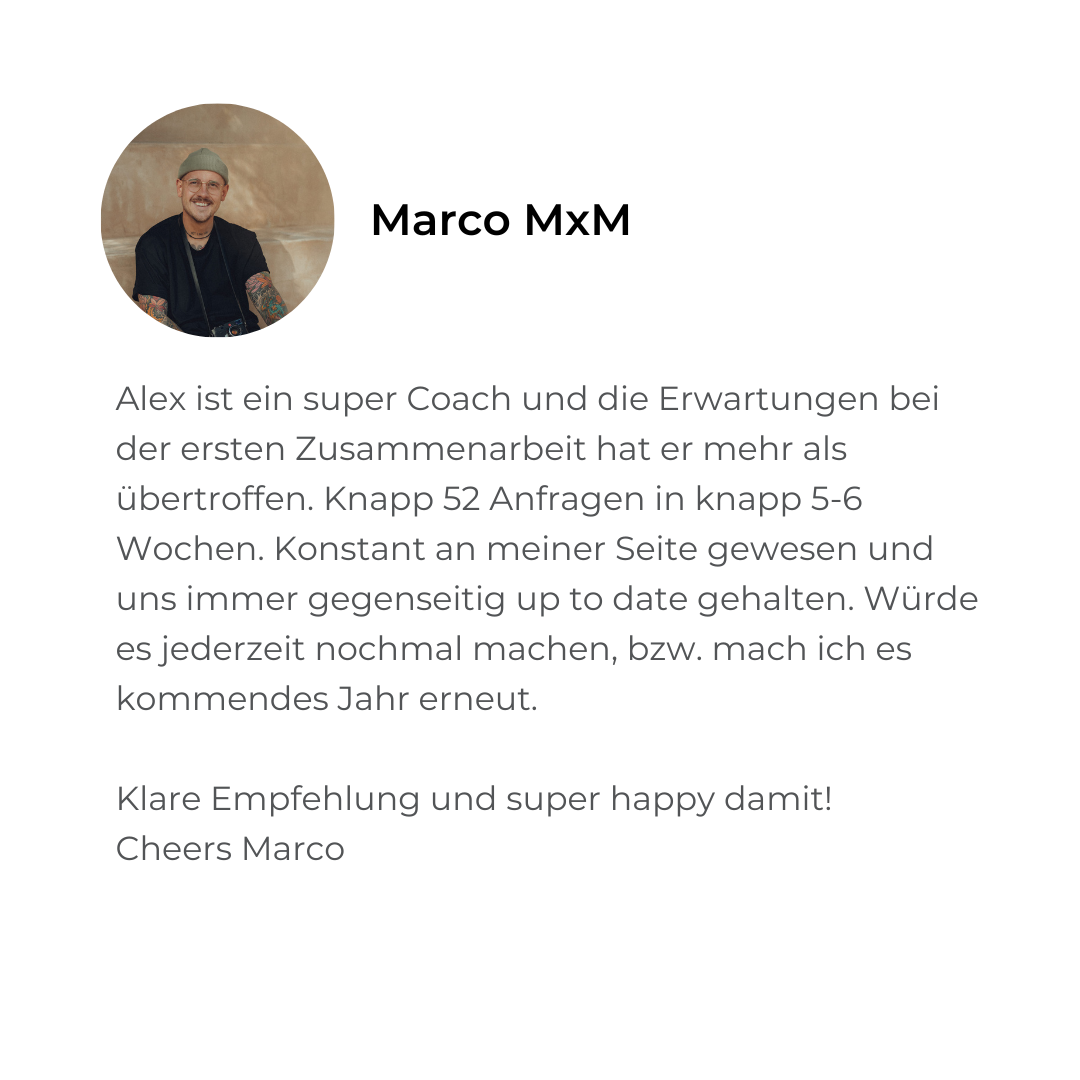 Hochzeitsfotograf Coaching