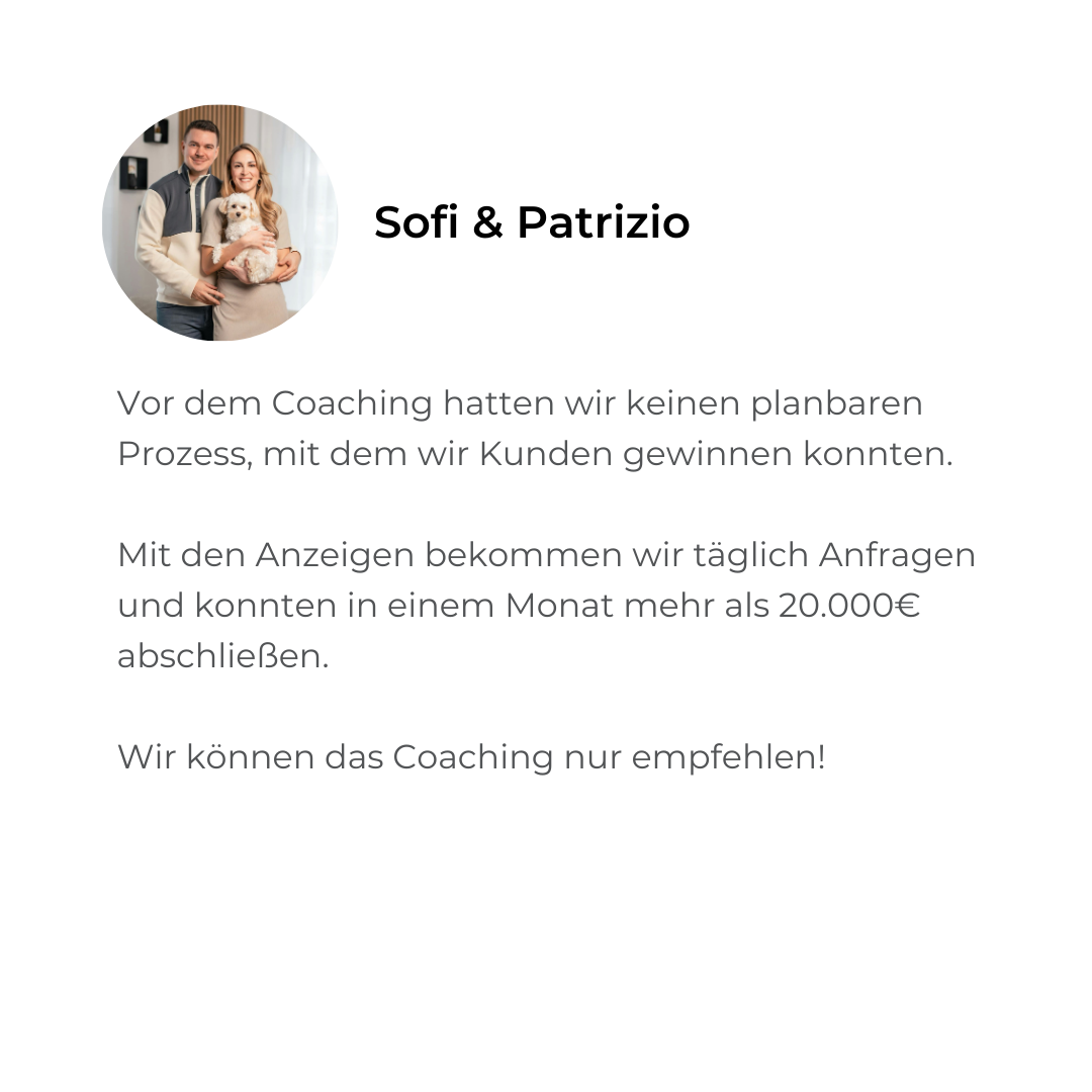 Hochzeitsfotograf Coaching