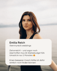 Instagram Werbung für Hochzeitsfotografen