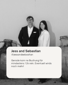 Instagram Werbung für Hochzeitsfotografen