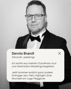 Instagram Werbung für Hochzeitsfotografen