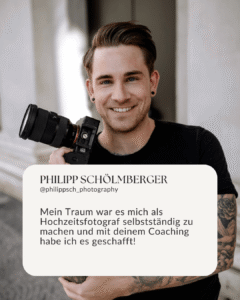 Instagram Ads schalten Hochzeitsfotograf