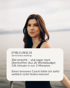 Instagram Ads schalten Hochzeitsfotograf